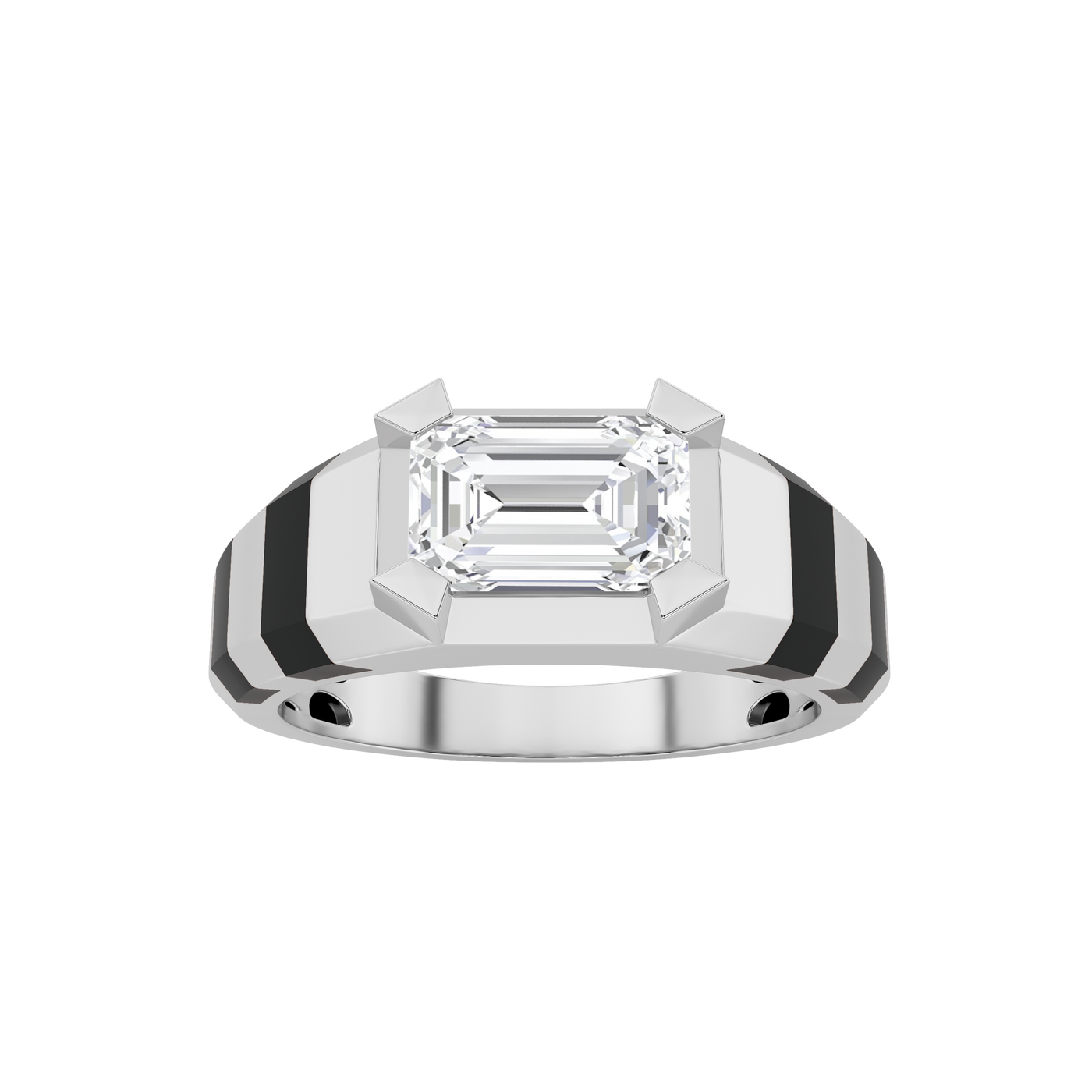 14K White Gold 2ct Lab Diamond Solitaire Ring