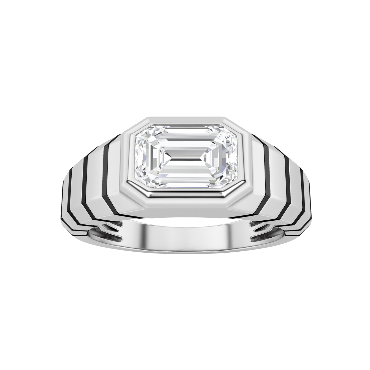 14KW 2ct Lab Diamond Solitaire Ring F+VS+