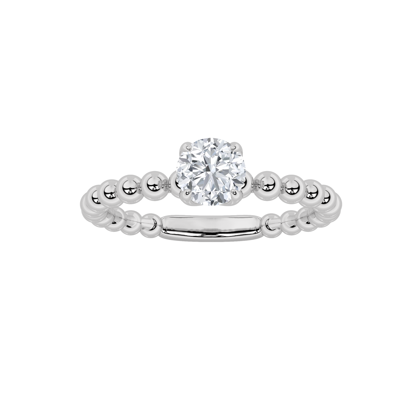14KW 0.5ct Lab Diamond Solitaire Engagement Ring