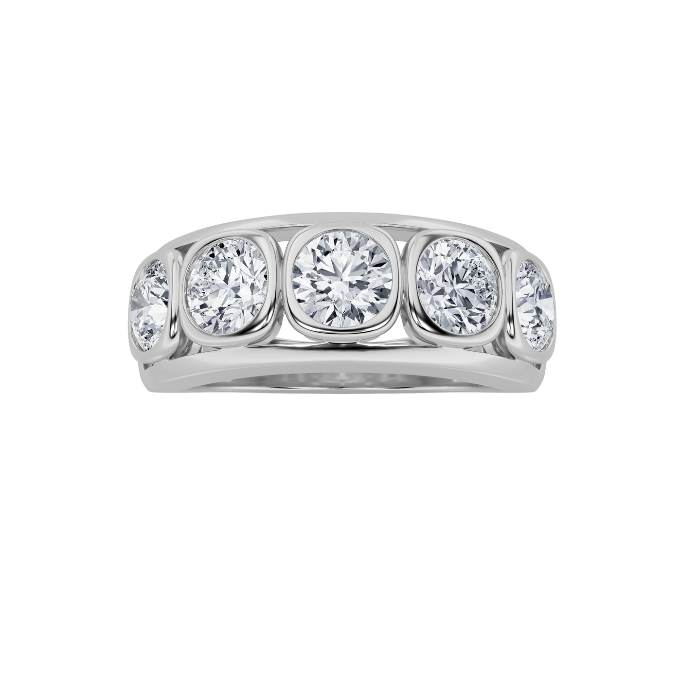 14KW Lab Diamond Ring 2ctw F+VS+ Contemporary