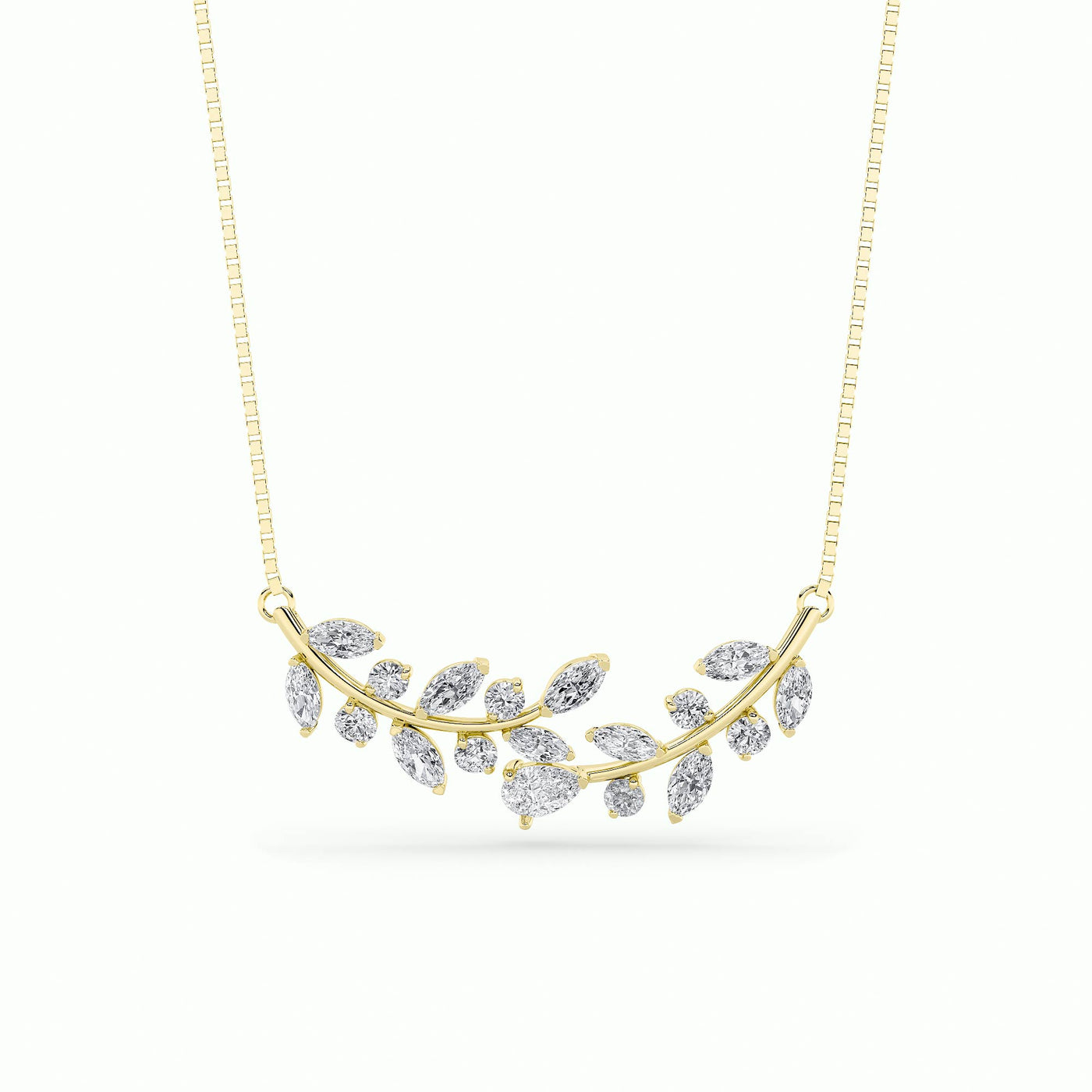 14KY 2.5ct F+VS+ Lab Diamond Pendant Necklace