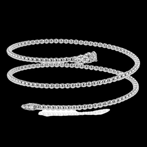 Bangle in 18k Gold with Diamonds