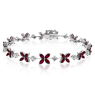 Color Bracelet in 18k Gold with Diamonds