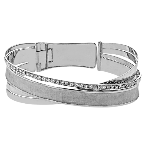 Bangle in 18k Gold with Diamonds