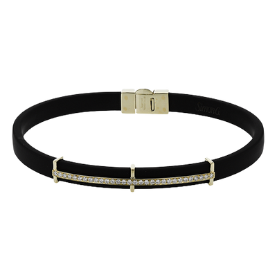 Gent Bracelet in 14k Gold with Diamonds