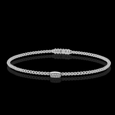 Bangle in 18k Gold with Diamonds