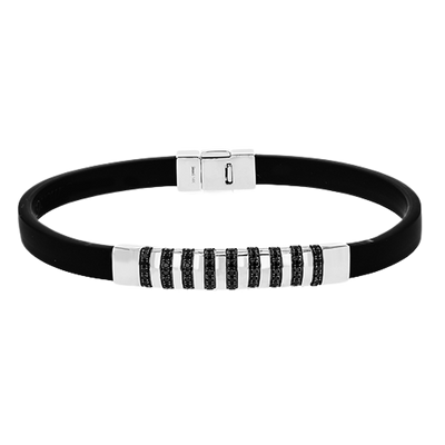 Gent Bracelet in 14k Gold with Diamonds