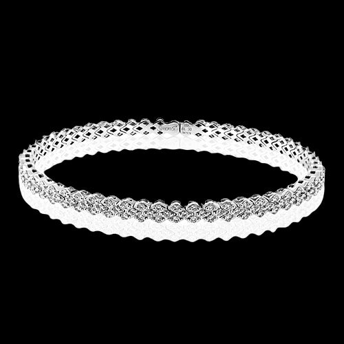 Bangle in 18k Gold with Diamonds