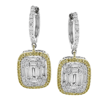 Earring in 18k Gold with Diamonds
