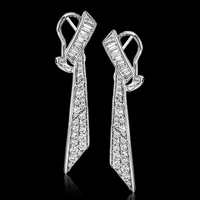Earring in 18k Gold with Diamonds