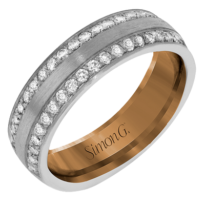 Men Ring in 14k Gold with Diamonds