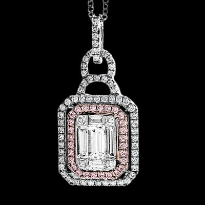 Pendant in 18k Gold with Diamonds