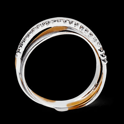 Right Hand Ring in 18k Gold with Diamonds
