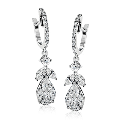 Earring in 18k Gold with Diamonds