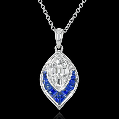 Color Pendant in 18k Gold with Diamonds