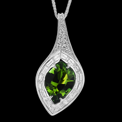 Color Pendant in 18k Gold with Diamonds