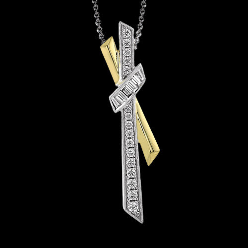 Pendant in 18k Gold with Diamonds