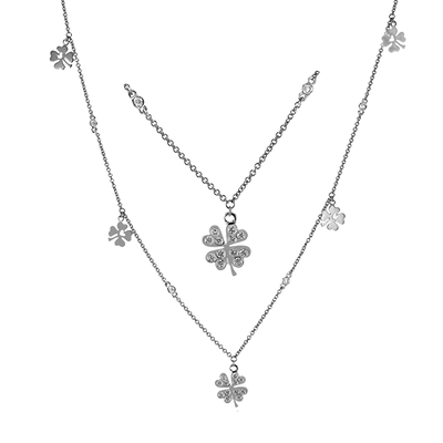 Necklace in 18k Gold with Diamonds
