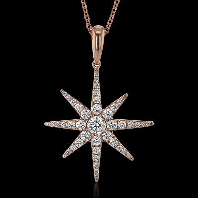 Pendant in 18k Gold with Diamonds