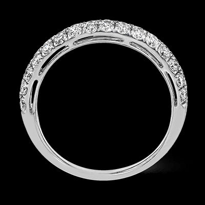 Anniversary Ring in 18k Gold with Diamonds