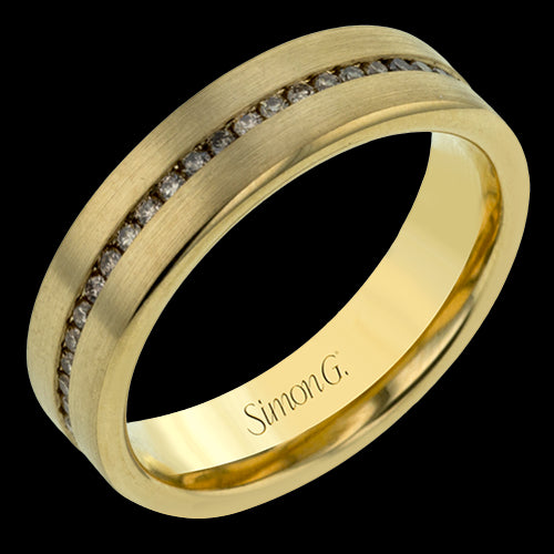 Men Ring in 14k Gold with Diamonds