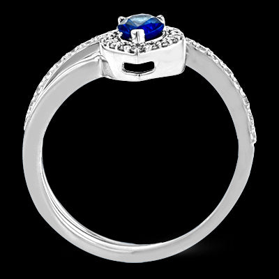 Color Ring in 18k Gold with Diamonds