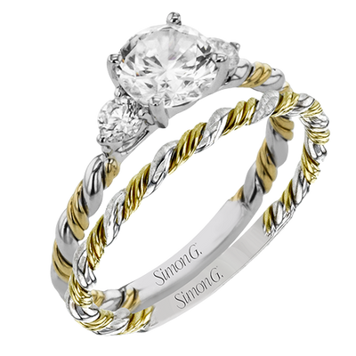 Wedding Set in 18k Gold with Diamonds