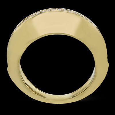 Right Hand Ring in 18k Gold with Diamonds