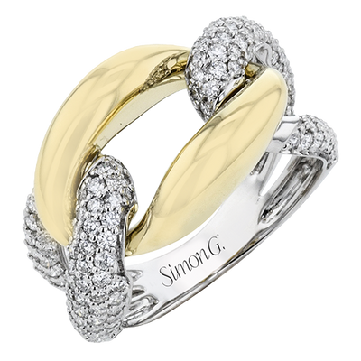 Right Hand Ring in 18k Gold with Diamonds