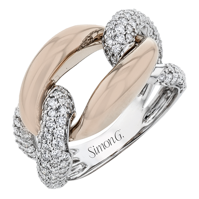 Right Hand Ring in 18k Gold with Diamonds