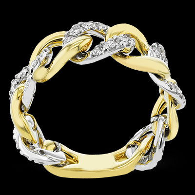 Right Hand Ring in 18k Gold with Diamonds