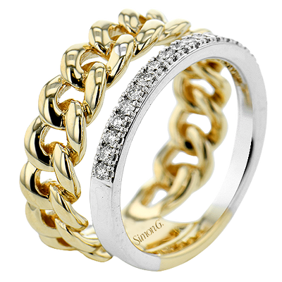 Right Hand Ring in 18k Gold with Diamonds