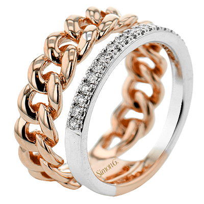 Right Hand Ring in 18k Gold with Diamonds