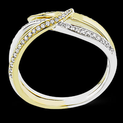Right Hand Ring in 18k Gold with Diamonds