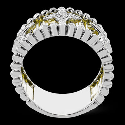 Right Hand Ring in 18k Gold with Diamonds