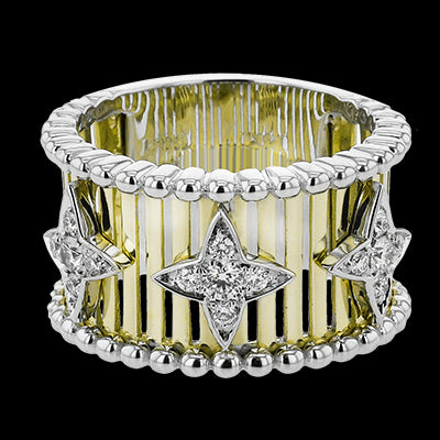 Right Hand Ring in 18k Gold with Diamonds