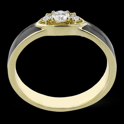 Right Hand Ring in 18k Gold with Diamonds