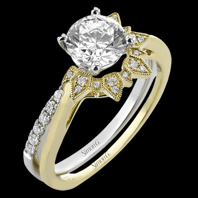 Wedding Set in 18k Gold with Diamonds