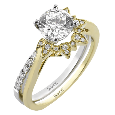 Wedding Set in 18k Gold with Diamonds