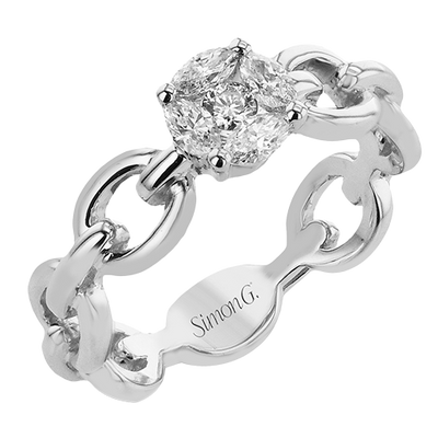 Right Hand Ring in 18k Gold with Diamonds