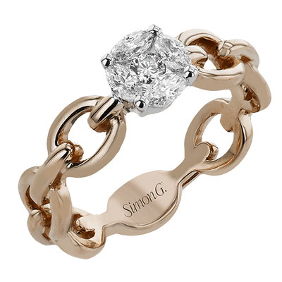 Right Hand Ring in 18k Gold with Diamonds