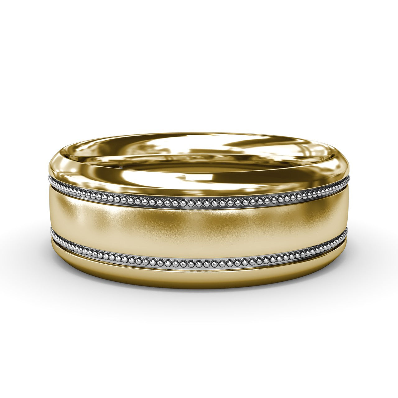 Sandblast Finish Mens Band