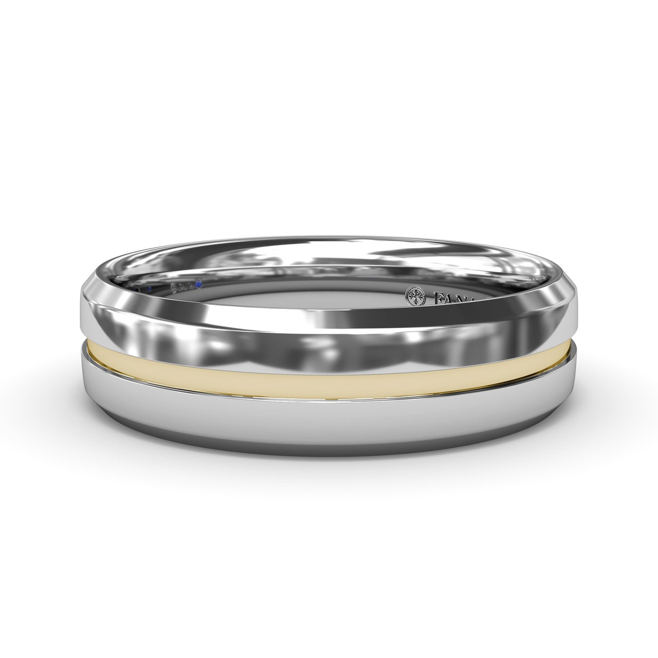 High Polish Bevel Edge Mens Band