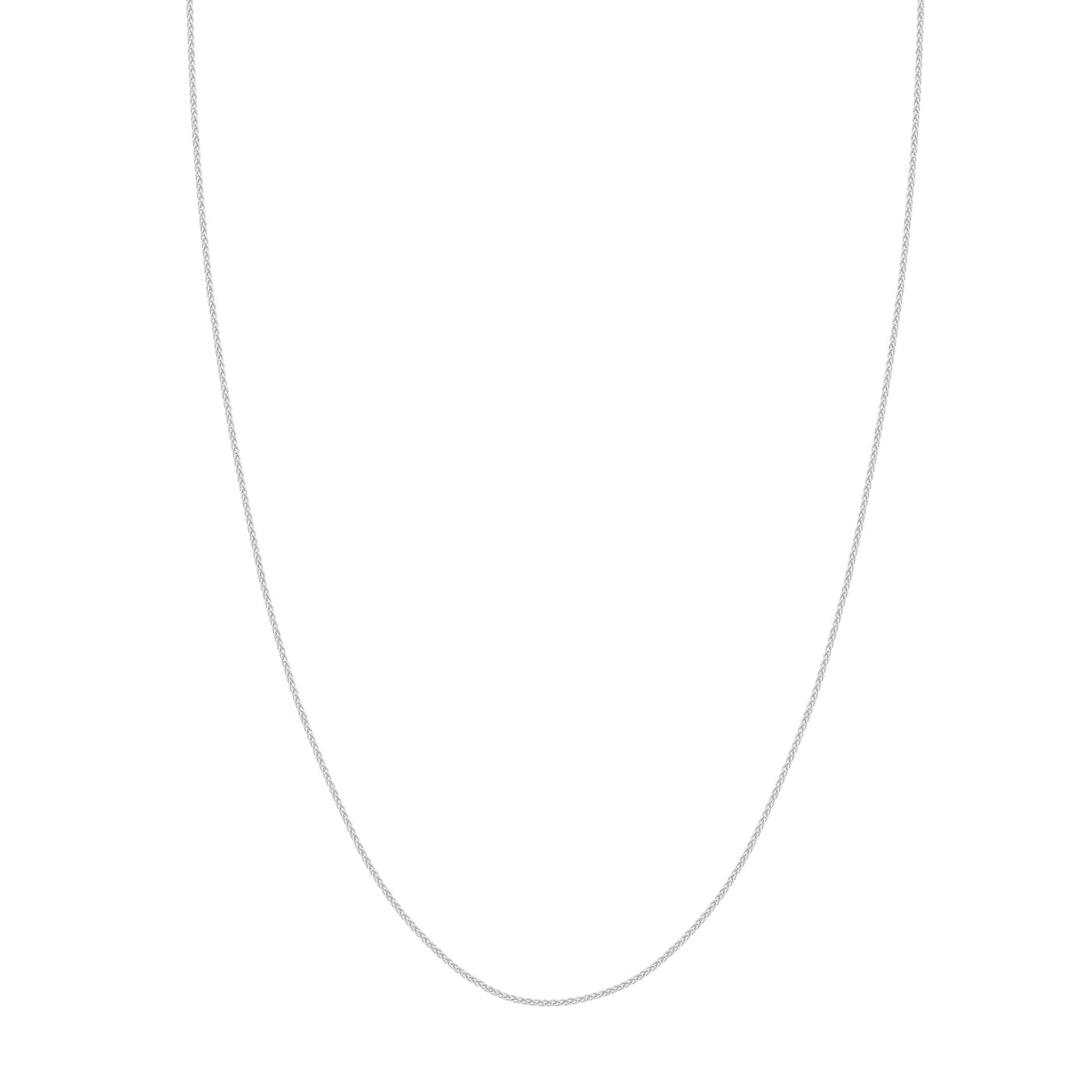 Adjustable Wheat Chain Necklace with Slider