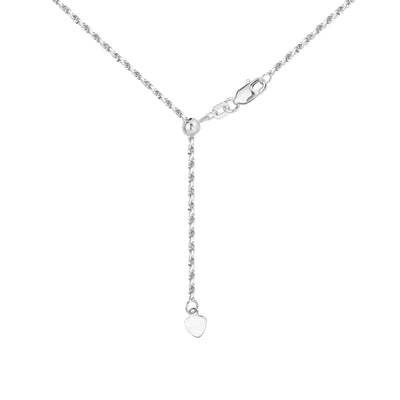 Adjustable Rope Chain Necklace with Slider