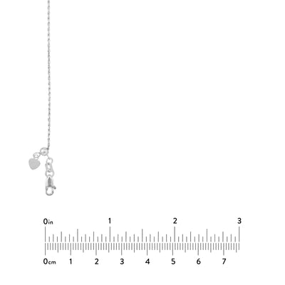 Adjustable Rope Chain Necklace with Slider