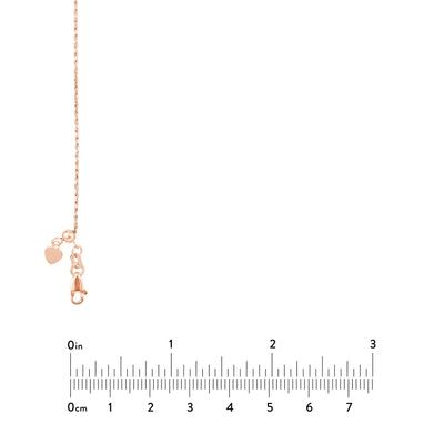 Adjustable Rope Chain Necklace with Slider