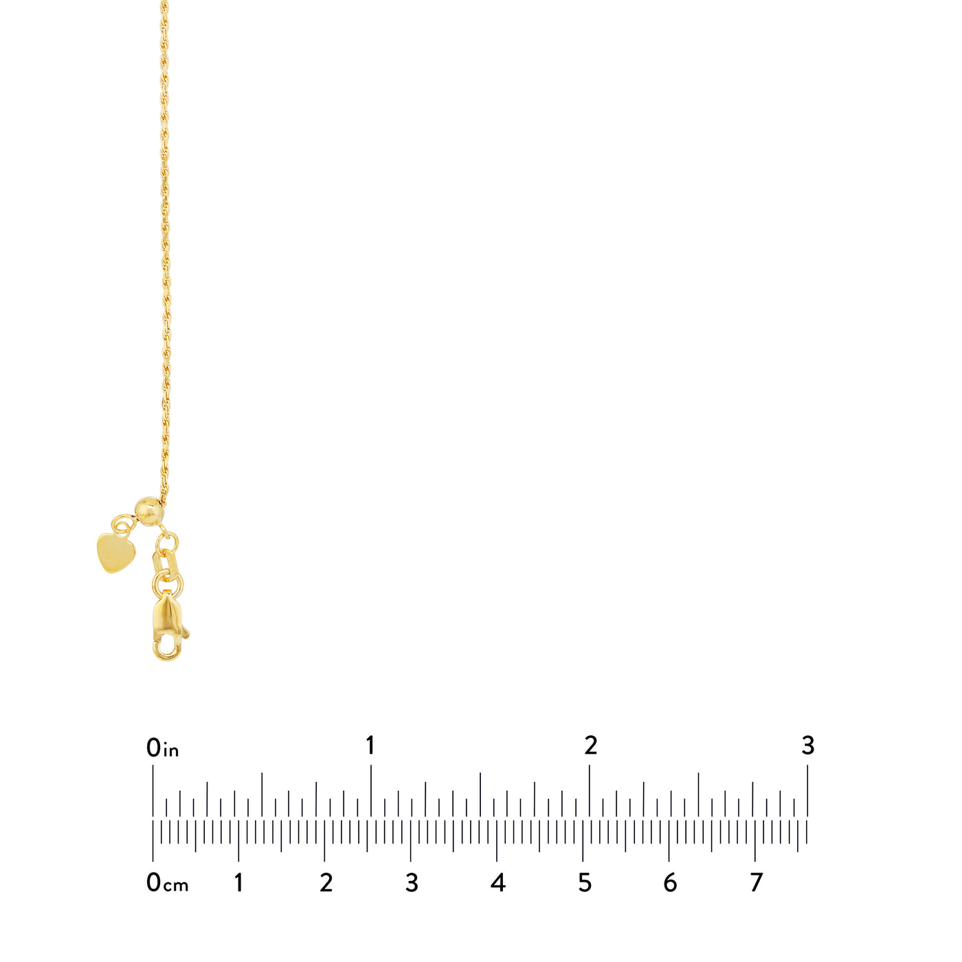 Adjustable Rope Chain Necklace with Slider