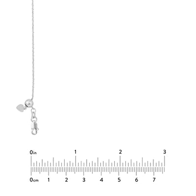 Adjustable Sparkle Chain Necklace with Slider