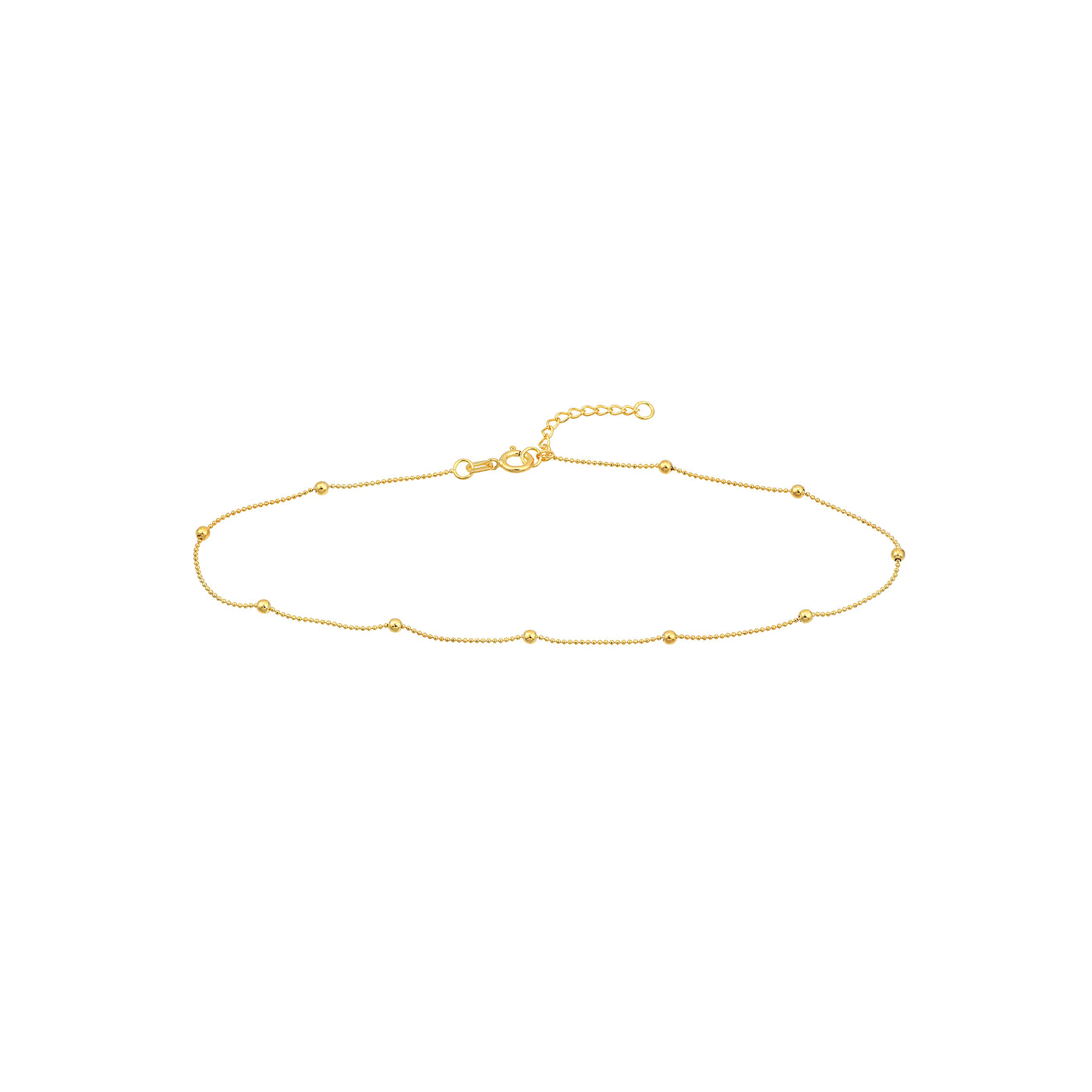 D/C Bead Stations Adjustable Anklet